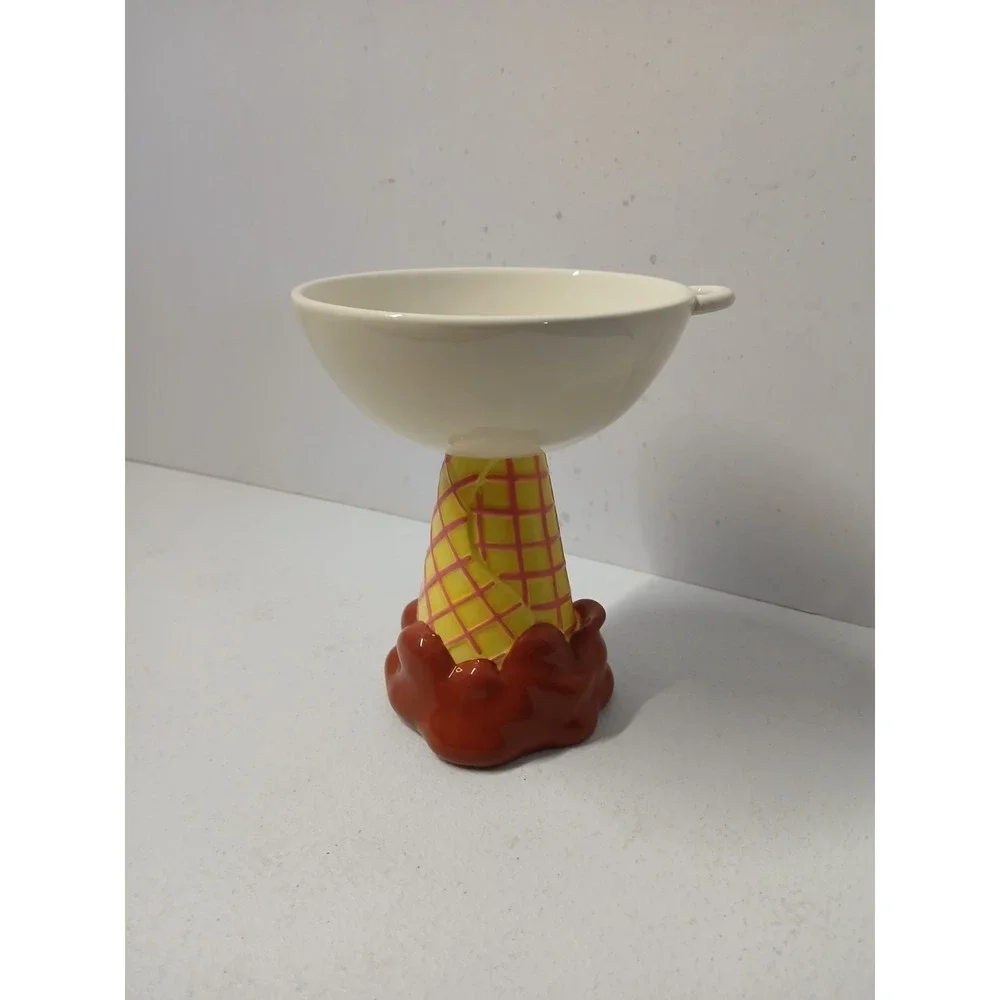 Department‎ Dept 56 Ice Cream Compote  Bowl Dish 